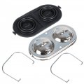 Gxywady Master Cylinder Cover W Bails Gaskets Replacement For Chevrolet Corvette 1967-1982