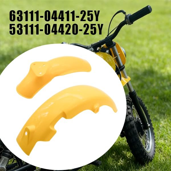 Partman Front Rear Fender Set Fit For Suzuki Jr50 Jr 50 1978-1999 Yellow Guard Kit S290