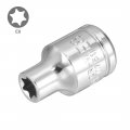 Uxcell 2pcs 3 8-inch Drive E8 External Torx Shallow Socket Cr-v Steel