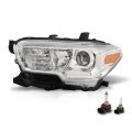 G-plus Headlight Assembly Left Side W O Led Daytime Running Light Compatible With Toyota Tacoma Sr5 Crew Cab Extend Pickup 