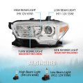 Headlight Assembly Left Driver Side For Toyota Tacoma 2016 2017 2018 Fits Models Without Factory Led Daytime Running Light