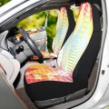 Yettasbin Colorful Patchwork Front Car Seat Cover Non-slip Stain Water Resistant Breathable Protector Universal Fits Suv Auto