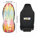 Yettasbin Colorful Patchwork Front Car Seat Cover Non-slip Stain Water Resistant Breathable Protector Universal Fits Suv Auto