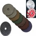 4 Diamond Dry Polishing Pad And Buffer Aluminum Based Grinding Cup Hoop Loop Backer 20 1 Pieces For Natural Stone Engineered 