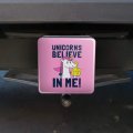 Graphics More Unicorns Believe In Me Funny Humor Tow Trailer Hitch Cover Plug Insert