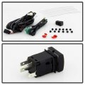 Acanii For 2019-2022 Toyota Corolla Hatchback Bumper Led Fog Lights Driving Lamps W Switch Assembly Driver Passenger