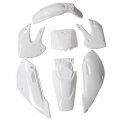 Tdpro Plastic Fairing Kit Fender Parts And Black Seat For Pit Dirt Bike Kawasaki Kx 65 Kx65 White