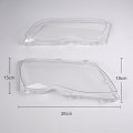 G-plus Headlight Lens Cover Compatible With Bmw E46 4door 320i 325i 325xi 330i 330xi 2002 2003 2004 2005 63126924046