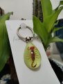 Ptgmh Keychain Black Scorpion Resin Key Ring Glow In The Dark Pendents With Insect Sample Inside For Bag Decoration