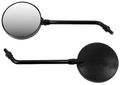 Emgo 20-29610 Black Satin Finish Left Right Z1 Long Stem Replacement Mirror 