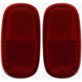 Rear Reflector Lamp For Toyota Rav4 1996 2005 Driver And Passenger Side Led Replacement 81910 42010 To2866101 Red Pair 