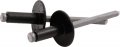Allstar All18168 Large Head Rivet Aluminum Black Pack Of 250 