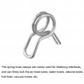 Uxcell Double Wire Spring Hose Clamp 50pcs 304 Stainless Steel 5mm Inner Dia Fit 5 5mm-6 2mm Od Fuel Line Silicone Tube Clips