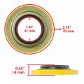 Caltric Front Or Rear Differential Oil Seal Can Am Outlander 650 2007-2015 705401481