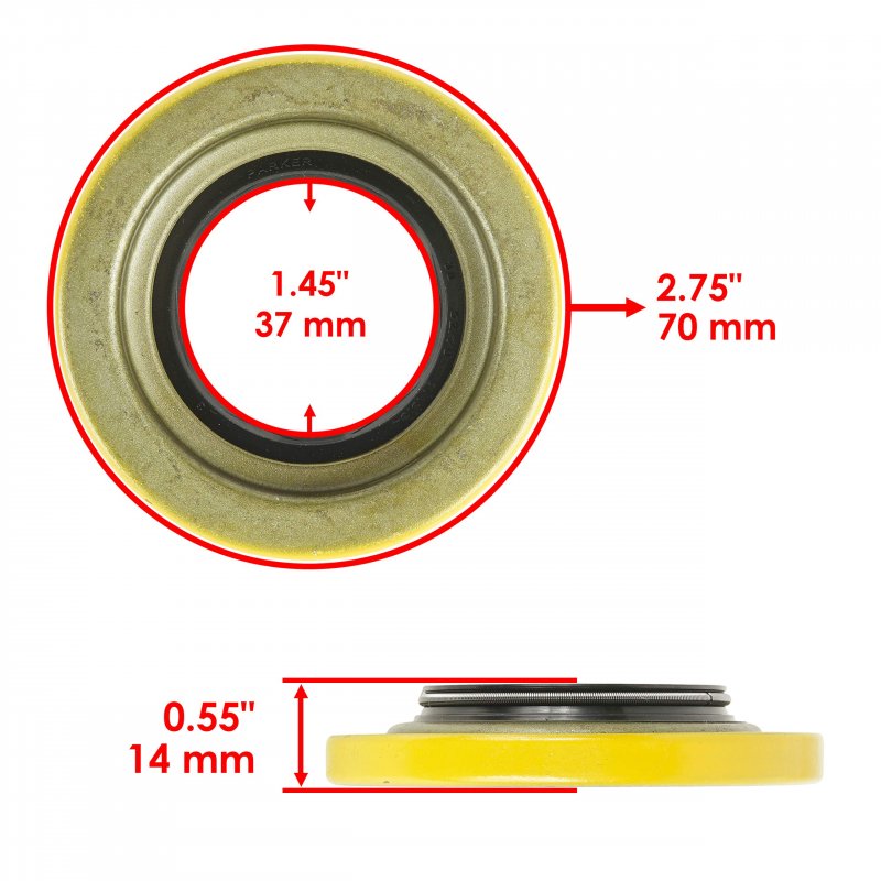 Caltric Front Or Rear Differential Oil Seal Can Am Outlander 650 2007-2015 705401481