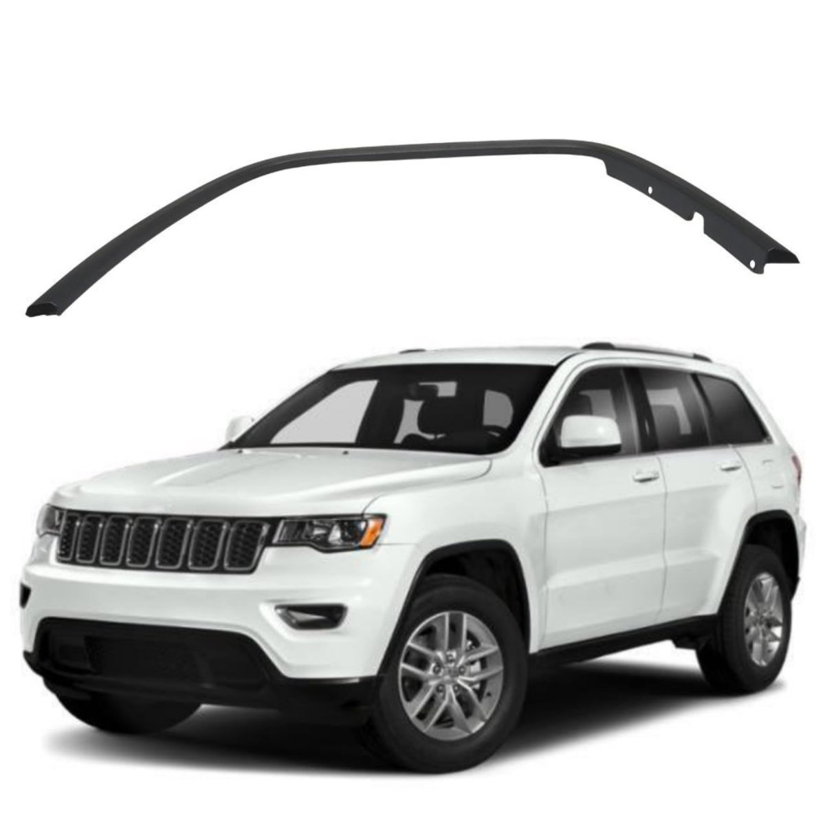Front Right Side Wheel Flare Molding Replacement For Grand Cherokee 2016 2017 2018 2019 2020 2021 2022 5xt68rxfac