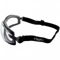 2 Pairs Of Global Vision Sunn Up Motorcycle Safety Goggles Ansi Z87 1 Scratch-resistant Anti-fog Gray Frame W Clear Lens Blue
