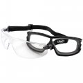 2 Pairs Of Global Vision Sunn Up Motorcycle Safety Goggles Ansi Z87 1 Scratch-resistant Anti-fog Gray Frame W Clear Lens Blue