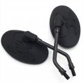 Emlevo For Honda Vt125 Shadow 1999-2006 Vt250 Magna 250 1995-1997 Motorcycle Chrome Side Rear View Mirror Abs Plastic Black