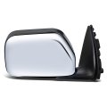 To1321123 Factory Style Passenger Right Side Mirror Manual Folding Power Adjust For Toyota T100 93-98 Chrome Cover 