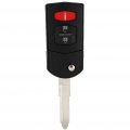 Ocpty 1 Pcs Flip Key Entry Remote Control Uncut Fob Shell Case Replacement For Mazda 2 3 5 Cx-7 Cx-9 Bgbx1t478ske125-01