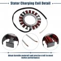 Uxcell 15 Amp Stator Charging Coil For Kawasaki 4 Stroke Engine Fxt00v Fx691v Fx651v Fx730v Fx751v Fx801v Fx850v Fx921v Fx481v