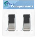 2-pack W10111905 Dryer Door Catch Replacement For Whirlpool Wed6200sw1 Compatible With Wpw10111905 Upstart Components Brand