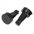 X Autohaux 10 Set Square Head Car Air Vent Clip With Plastic Slot Replacement Auto Conditioner Outlet Clips Black 40x24mm
