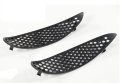 1996-1998 Mustang Cobra Black Inserts Hood Scoop Grilles Lh Rh 