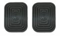 Empi 1950-1979 Type 1 Beetle Brake And Clutch Pedal Pads Set Of Two 9904-b