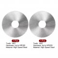 Uxcell Hss Saw Blade Set 80mm 108 Tooth Circular Cutting Wheel 0 8mm And 1mm Thick W 22mm Arbor 2pcs