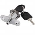 Uxcell Metal Drawer Cabinet Door Security Deadbolt Key Lock Latch W 2 Keys