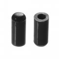 X Autohaux 10 Pcs 5mm 0 2 Silicone Hose Cap Intake Vacuum Tube End Plug For Car Black