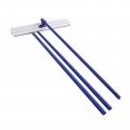Bull Float Concrete 48 X 8 In Round End Magnesium Aluminum Alloy Trowel With 3 Handles And Connector For Cement Finishing Kit 