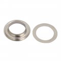 Uxcella 500pcs 12mm Inner Dia Iron Nickle Plated Eyelet Grommets Kit W Washer For Leather Canvas Clothes Shoes