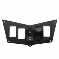 Bunker Indust Black Aluminum Dash Panel For Polaris Rzr Xp 900 800 S570 With 5 Switch Slotsi Rocker