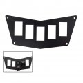 Bunker Indust Black Aluminum Dash Panel For Polaris Rzr Xp 900 800 S570 With 5 Switch Slotsi Rocker