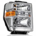 Ocpty Headlight Assembly Passenger Side Replacement For 08-14d E-150 E-250 08-21d E-350 Super Duty For Ford E-450 16-21 For