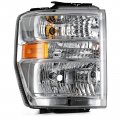Ocpty Headlight Assembly Passenger Side Replacement For 08-14d E-150 E-250 08-21d E-350 Super Duty For Ford E-450 16-21 For