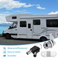 X Autohaux 8 Set Chrome Finish Cam Lock Rv Storage Locks Keyed Alike 5 Cylinder Fits On 3 Max Door Thickness With 16 Keys For