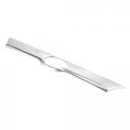 X Autohaux Car Rear Exterior Trunk Streamer Cover Trim Chrome Plated Abs Hatch Handle Decoration Protector Guard Plate For
