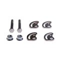 Alignment Camber Bolt Set For Chevy Silverado 3500 2001 2006 Manual Adjustment Silver 1 5 Degrees Range Standard Replacement