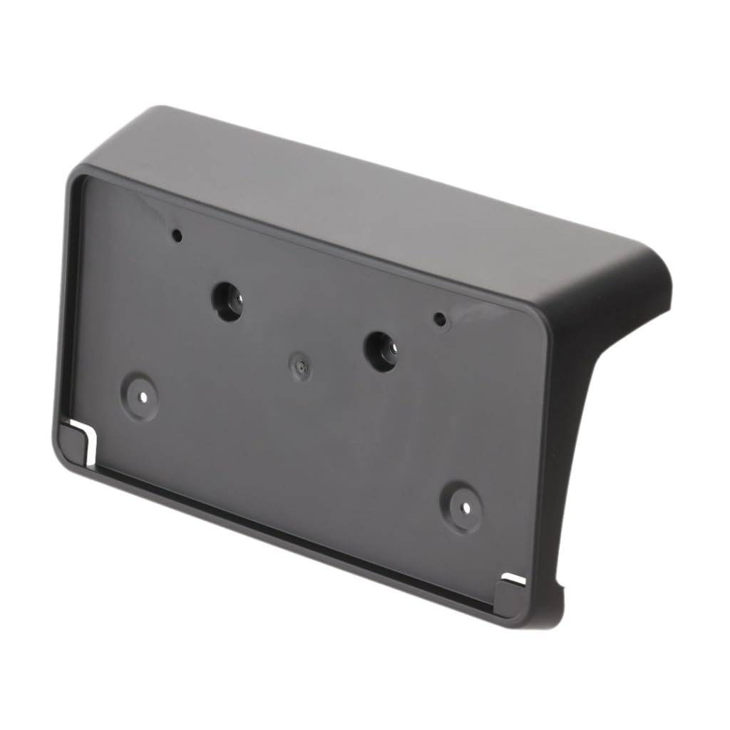 Front License Plate Bracket For Gmc Acadia 2007 2008 2009 2010 2011 2012 Replacement Gm1068132 25851340 Black Plastic Standard
