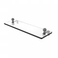 Allied Brass Ma-1 16 Mambo Inch Vanity Beveled Edges Glass Shelf Matte Gray 