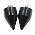 Xkh- Motorcycle Spike Bar Ends Compatible With Kawasaki Ninja 250 500 Zx600 Zx6 636 Zzr600 Zx6r Zx6rr Black B00y44os88