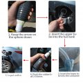 Manual Fuel Transfer Siphon Pump Portable High Flow Hand For Gas Oil Water Includes 2m Syphon Hose And 20mm Diameter Nozzle
