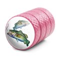 Largemouth Bass Fishing 8 Valve Stem Caps For Tire Rim Wheel Aluminum Pink