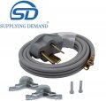 Supplying Demand 4 Foot Clothes Dryer Electrical Power Cord 3 Prong Wire 30 Amp 250 Volt