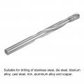 Uxcell 13mm Cutting Dia Cemented Carbide Twist Extra Long Drill Bit With Round Straight Shank For Hardened Steel Stainless