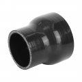 X Autohaux 2 25 To 3 Id Car Universal Black High Performance Silicone Reducer Hose Coupler Intercooler Tube
